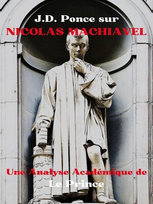 cover image of J.D. Ponce sur Nicolas Machiavel